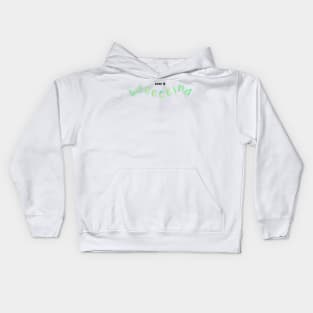 Keep it weird - green Kids Hoodie